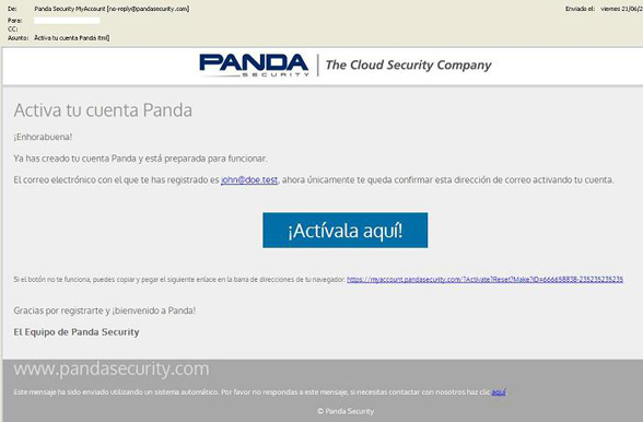 Crea tu Cuenta Panda Crea tu Cuenta Panda